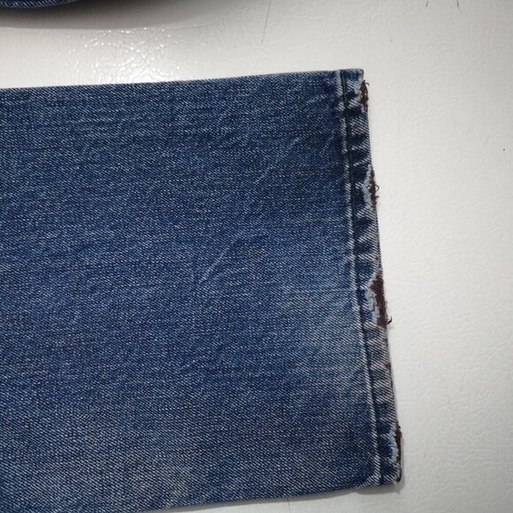 7 For All Mankind Slimmy Men's Size 30 Straight Leg Medium Wash Blue Jeans - Picture 13 of 16